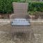 Stock Indoor & Outdoor PE Rattan Wicker Alum Arm Chair Dining Chair Patio Garden Furniture