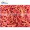 Sinocharm New Season Fresh Organic IQF Red Pepper Strips Frozen Red Pepper
