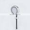 ABS Plastic 100mm Full Chrome Hand Shower Head With 3 Spray Setting Shower Spray
