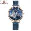 NAVIFORCE NF5011 Women's Luxury Luscious Butterfly Pattern Watches Stainless Steel Japan Quartz Ladies Girl Wrist Watch
