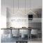Modern Postmodern Minimalist Dining Room Chandelier Atmosphere Living Room Creative LED Strip Pendant Light