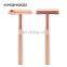 Custom Rose Gold Safety Razors Stainless Pink Shaving Razor