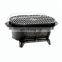 cast iron wood burning stove for BBQ