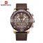 NAVIFORCE NF9175 fashionable chronograph watches mens watch water resistant daydate watches