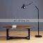Luxury Coffee Tables Living Room Loft Iron Wood coffee table modern Black Wholesales Supplier Manufacturer
