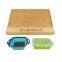 Expandable Bamboo Cutting Board With Containers Over The Sink Cutting Board For Kitchen