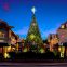 Xmas Factory Giant Artificial Christmas Tree Illumination Outdoor Steel Frame Metal Commercial Christmas Tree For Square Yard