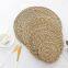 Natural Rattan Round Water Hyacinth Placemat Braided Straw Customized Table Mat