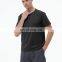 Ready To Ship Custom Logo Casual Loose Yoga Short Sleeve T-Shirt Plus Size Quick Dry Men's Gym Fitness Wear Workout Sports Shirt