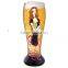 CE/EU/FDA/SGS/LFGB HIGH QUALITY PILSNER BEER GLASS,HAND PAINTED DRINKING GLASS,PAINTED WINE GLASS