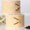 new style birch veneer box round tea box wooden gift box