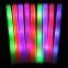 Factory Price Custom Party Supplies Multi-Color Flashing Foam LED Light up Foam Sticks Led Foam Glow Stick with 3 Modes