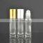 New product 10ml clear lip balm containers roll on glass bottles