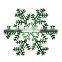 promotional colored large snowflake outdoor tree ornaments