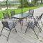 8PCS Patio Garden Set Chairs Table Umbrella