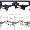 low bed semi trailer suspension for flatbed trailer