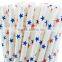 The most popular red heart high quality paper straws