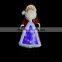 Ceramic LED Christmas Lights Decoration Plush Snowman for sales