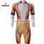 Sublimation Print Spandex Triathlon Wear Short Sleeves