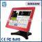 Fanless Restaurant Red Color Pos System/Touch 15 Inch Pos