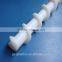 ODM cnc machined black nylon hdpe ldpe pe uhmw-pe plastic screw conveyor for industry
