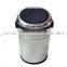 sensor dustbin 5068L 68L Colored Round Shape Sensor Dustbins