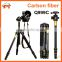Q999C Professional Portable Carbon fiber Tripod&Ball Head Compact for DSLR Camera