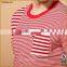 Presley oem high quality stripe cotton customize jersey men t shirts with cheat pocket