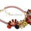 Fashionable 2016 acrylic flower necklace