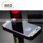 For iphone mobile phone accessory mirror back electroplating border phone case for apple iphone 6 6s plus