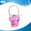 New 2014 hot sale 3 digital reset suitcase Cable combination lock