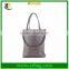 Fashion Navy Canvas Cotton Tote Shoulder Shopping Bag