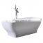 SUNZOOM square shape acrylic bathtub,plain bathtub,chinese sex bathtub