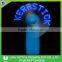 Promotional Gift Mini Flashing Message LED Fan Customer DIY Message Flash Fan