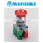 22mm Mushroom Head PUSH ON - PUSH OFF Push Button Switch, IP65 Waterproof (EPF22)