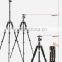 Q570 1410mm 2 section center pipe easy operated filp leg lock DSLR digital camera tripod monopod Professional aluminum tripod