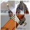 Classic Printing Silk Shade Tripod Wood Floor Lamp F013