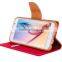 Canvas Diary Mobile Phone Cover Case With Card Slot For Iphone 6 Plus