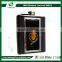 Different shapes fashionable logo customized cigarette case stainless steel Hip Flask