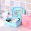 2015 Fashion Style 600D Fabric Foldable Printed Storage Travel Cosmetic Bag