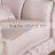 2016 Itlian Classic Beige Shiny Velvet Fabric Sofa Set AL044
