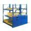 Adjustable steel shelf for goods storage rack in warehouse and supermarket use