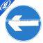 Reflective Direction arrow left traffic sign face