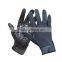 2016 safety sport gym glove with non slip adhesive nylon and leather cut resistant gloves wholesale products china