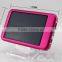 5000mah waterproof solar external power bank charging station