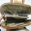 Uique design ladies durable khaki pu leather backpack with Chinese style pattern
