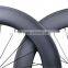 88mm Tubular Aero Road Bike Rim Wheelset, 88mm Tubular Carbon Road Racing Bike Rim 27mm Wide