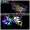red heart shape battery powered led string light