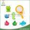 Non-taxic catch fish game baby bath toy organizer