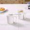 10/12OZ ceramic special design tea bag holding porcelain cup ceramic creative mug